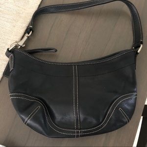 Black Leather Coach Purse